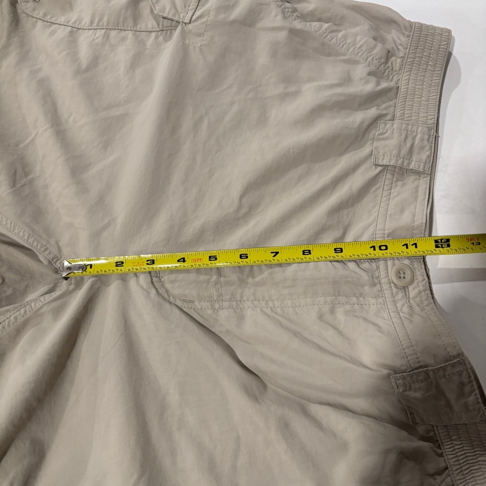 Columbia Pants Men XL Beige Convertible Zip Cargo Titanium Hiking Omni-Dry Trail - Picture 10 of 13